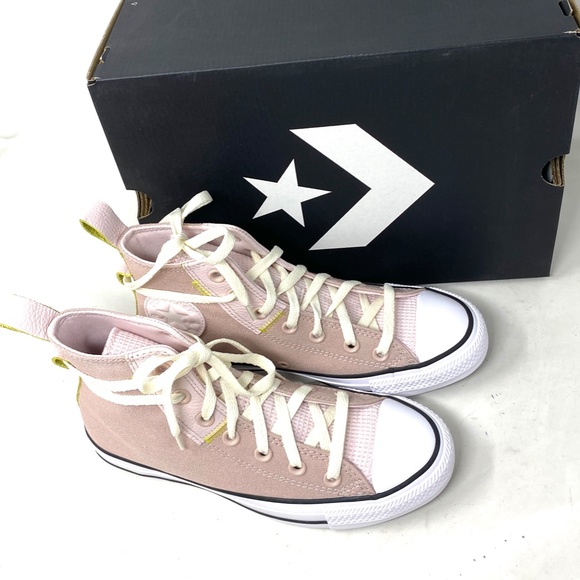 Converse Ctas High Top Casual Sneakers Women's Skate Stone Mauve Canvas A05064F - Picture 8 of 11
